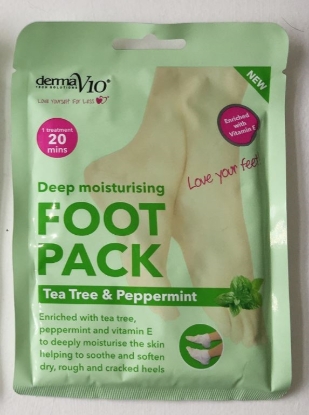 Picture of £1.00 DERMA V10 FOOT SOCKS TTREE/PEP(12)