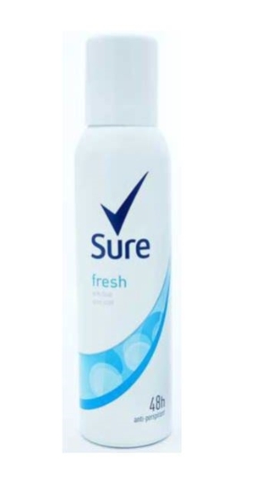 Picture of £1.49 SURE LADIES A/P 150ml FRESH (6)