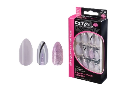 Picture of £2.99 ROYAL MAKE A WISH NAILS(6) NNAI237