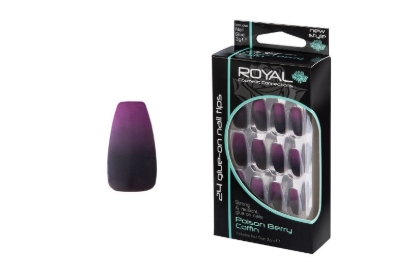 Picture of £2.99 ROYAL POISON BERRY NAILS(6) AI226A
