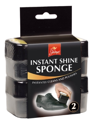 Picture of £1.00 INSTANT SHOE SHINE SPONGE 2PK (12)