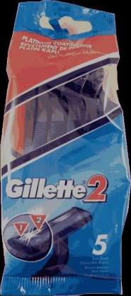 Picture of £1.00 BLUE 2 DISPOSABLE RAZORS 5's (6)