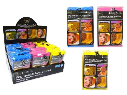 Picture of £1.49 KIDS PONCHOS (36) AM5557
