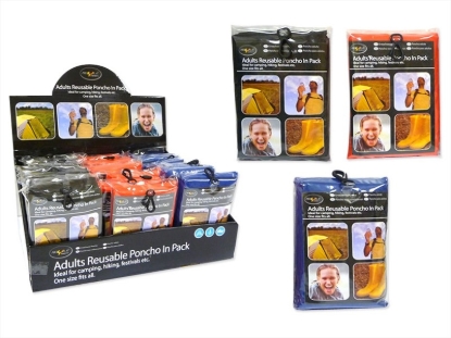 Picture of £1.49 ADULT PONCHOS (36) AM5556