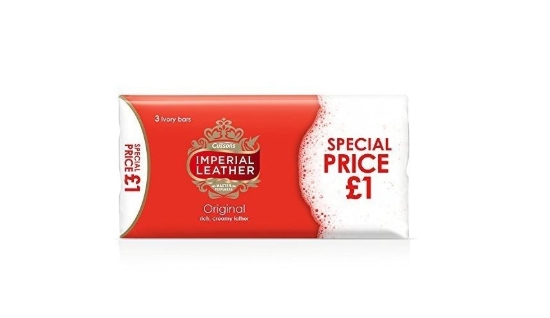 Picture of £1.29 I/LEATHER 3x100g SOAPS ORIGINAL(12