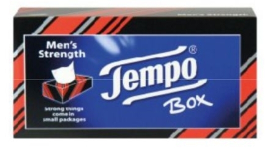 Picture of £1.09 TEMPO MEN'S TISSUES 80s (12)