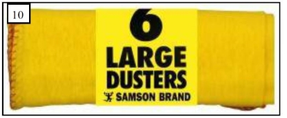 Picture of £1.00 DUSTERS 5 PACK  (12)