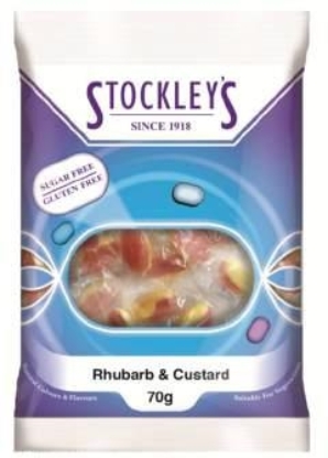 Picture of £1.00 RHUBARB & CUSTARD SUGAR FREE (12)