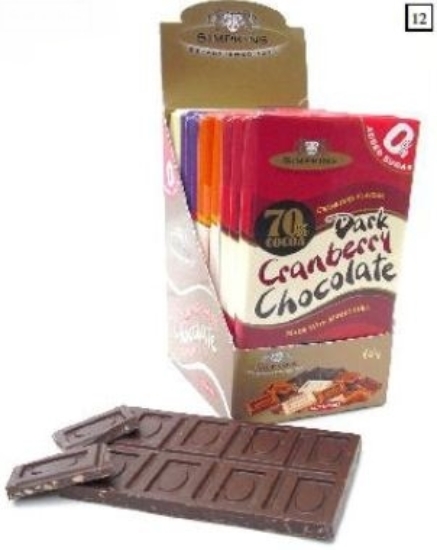 Picture of £1.99 SIMPKINS NO ADDED SUGAR BARS (12)