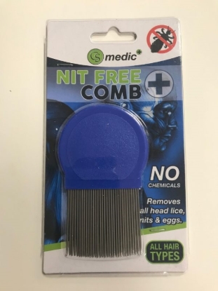 Picture of £1.49 CS MEDIC METAL TEETH NIT COMB (12)