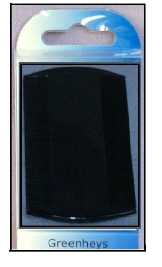 Picture of £0.39 CAVALIER PLASTIC NIT COMB BLACK (6