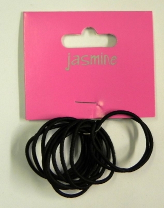 Picture of £1.00 BLK ELASTICS NO SNAG THIN(12) 4622