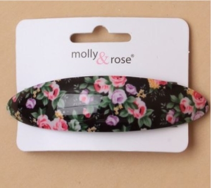 Picture of £1.00 MOLLY ROSE FLORAL BARRETT (4) 6769