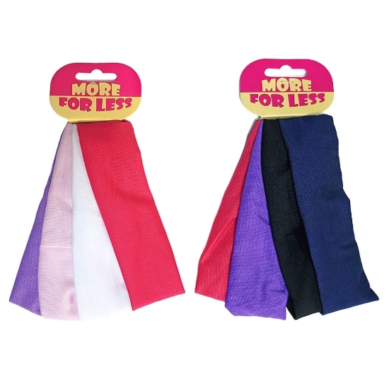 Picture of £1.00 MORE FOR LESS 4 HAIR BANDS (12)