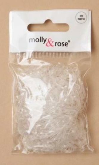 Picture of £0.79 MOLLY ROSE CLEAR BANDS (6) 6439