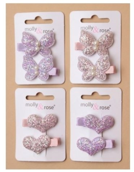 Picture of £1.00 MOLLY ROSE GLITTER BEAKS (4) 7244