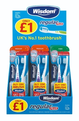 Picture of £1.00 WISDOM REG.PLUS T.BR DISPLAY (36)