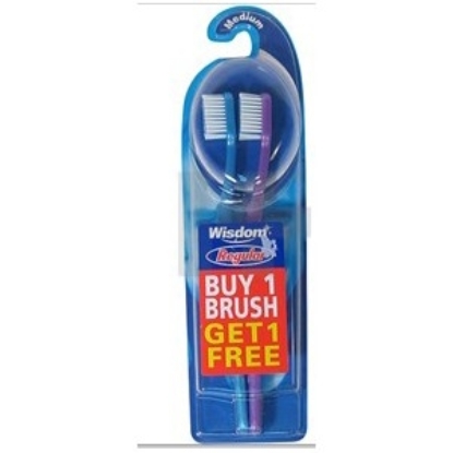 Picture of £1.00 WISDOM TWIN TOOTHBRUSHES MED (6)