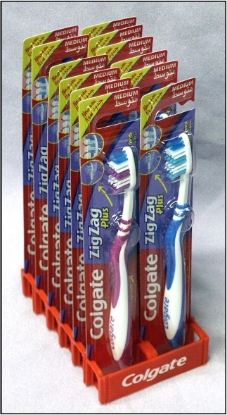 Picture of £1.00 COLGATE TOOTHBRUSH ZIG ZAG MED (12