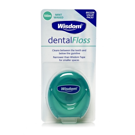 Picture of £1.29 WISDOM DENTAL FLOSS 100M (12)