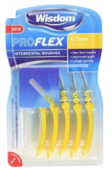 Picture of £1.99 WISDOM YELLOW INTERD FLEX .7mm (12