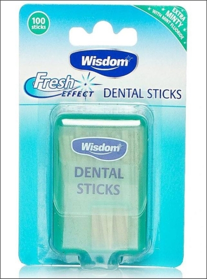 Picture of £1.99 WISDOM DENTAL STICKS WOOD (12)