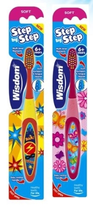 Picture of £1.00 WISDOM 6-8 YEARS TOOTHBRUSH (12)