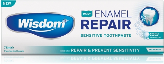 Picture of £2.49 WISDOM ENAMEL REPAIR TOOTHPASTE(12