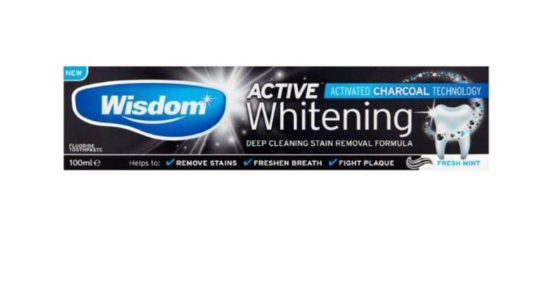 Picture of £1.99 WISDOM CHARCOAL T/PASTE 100ml (12)