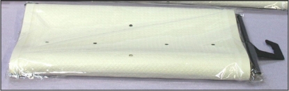 Picture of £6.99 BATH MAT WHITE 35cm X 74cm (12)