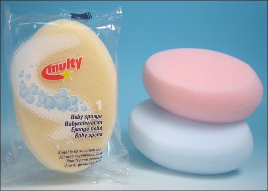 Picture of £0.59 BABY SPONGES ASST (10)