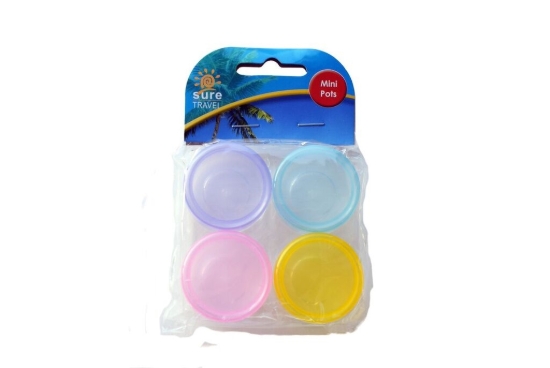 Picture of £1.29 ROUND TRAVEL POTS X 4 (6)