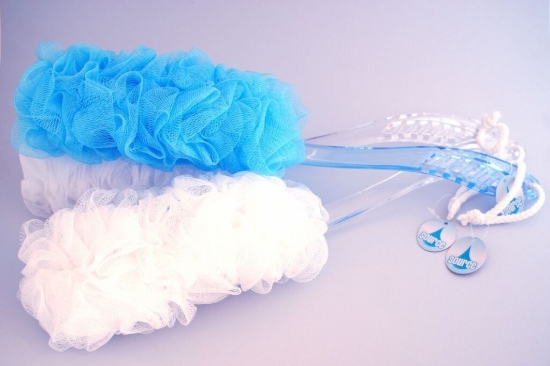 Picture of £1.99 BODY PUFF HANDLES BACK BRUSH (3/12