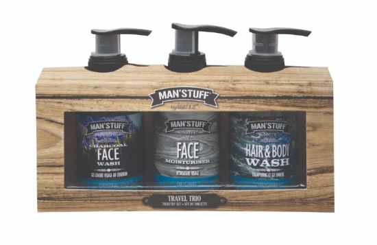 Picture of £4.99 MAN'STUFF TRAVEL TRIO SET(4)999707