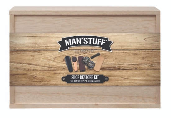 Picture of £8.99 MAN'STUFF SHOE SHINE KIT(4) 999705