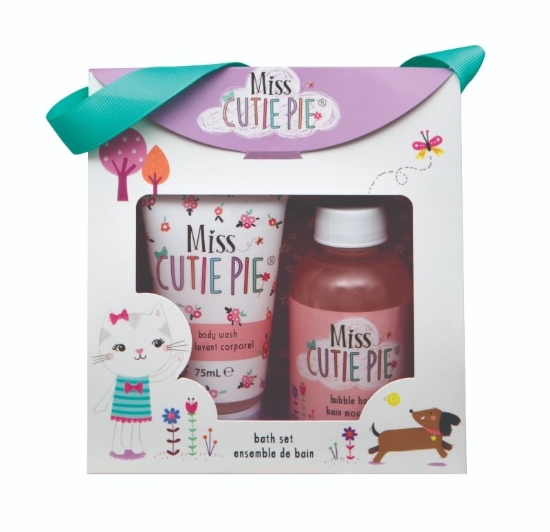 Picture of £3.99 MISS CUTIE PIE BATH SET (6) 999417
