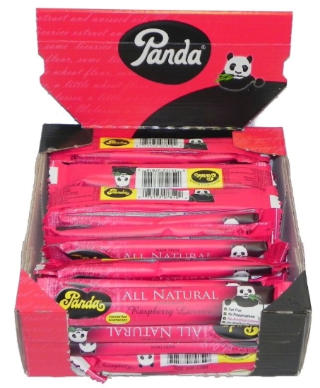 Picture of £0.49 PANDA LICORICE BAR SINGLE RASPBER.