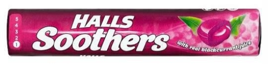 Picture of £0.69 HALLS SOOTHERS BLACKCURRANT 45g(20