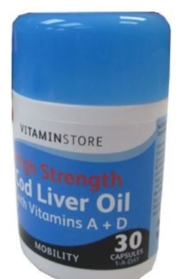 Picture of £1.00 VITAMINSTORE C.LIVER H.STRENGTH (6