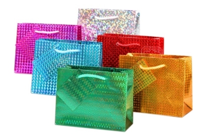 Picture of £0.59 SMALL HOLOGRAPHIC GIFT BAGS (12)