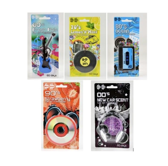 Picture of £1.00 CLASSIC HITS CAR AIR FRESHENERS(12