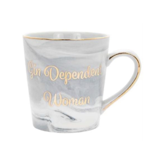 Picture of £4.99 GIN DEPENDANT WOMAN MUG (6) 43597