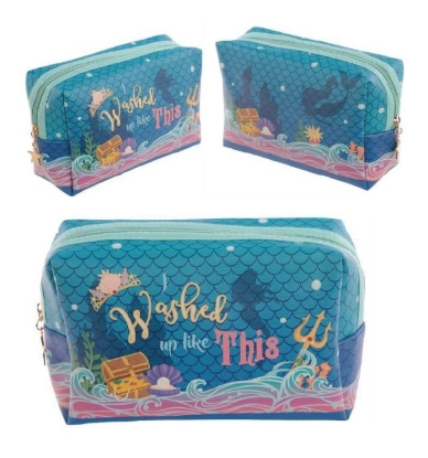 Picture of £2.99 MERMAID TOILET BAG (10) BAG157