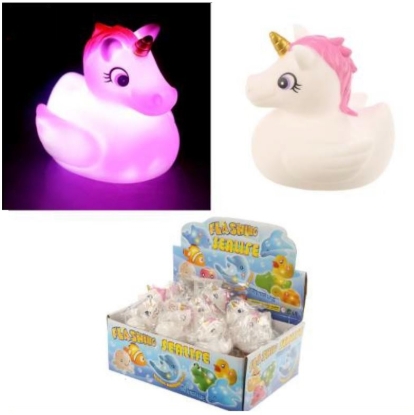 Picture of £1.99 UNICORN LIGHT UP BATH TOY(24)TY656
