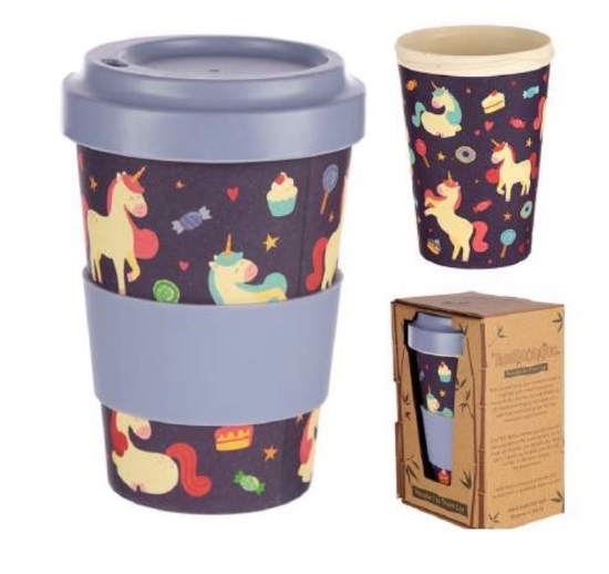 Picture of £4.99 UNICORN TRAVEL MUGS (6) BAMB26
