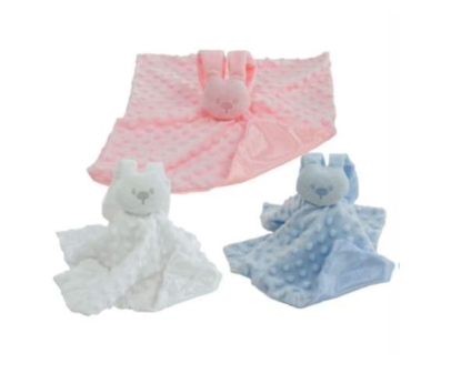 Picture of £3.99 BUNNY COMFORT BLANKETS (6) 4BC32
