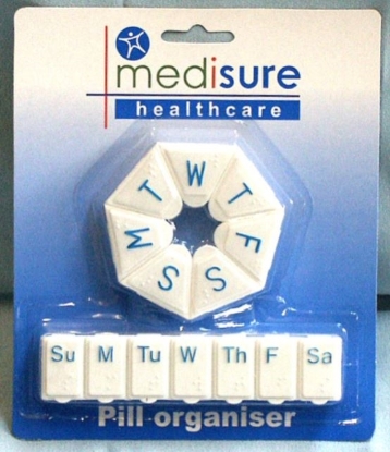 Picture of £1.49 MEDISURE DUO PILL BOX (6) MS05819