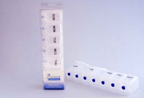 Picture of £5.99 MEDISURE XL PUSH PILL BOX (6)