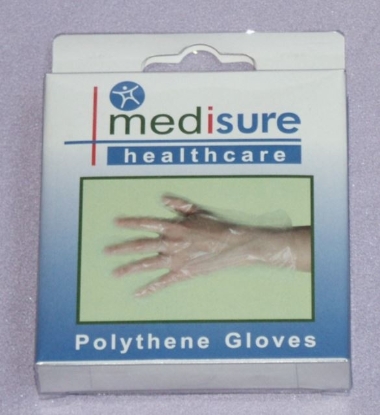 Picture of £1.79 MEDISURE 25 POLYTHENE GLOVES (6)