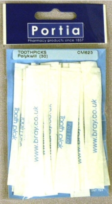 Picture of £1.49 PORTIA  PLASTIC TOOTHPICKS (10)
